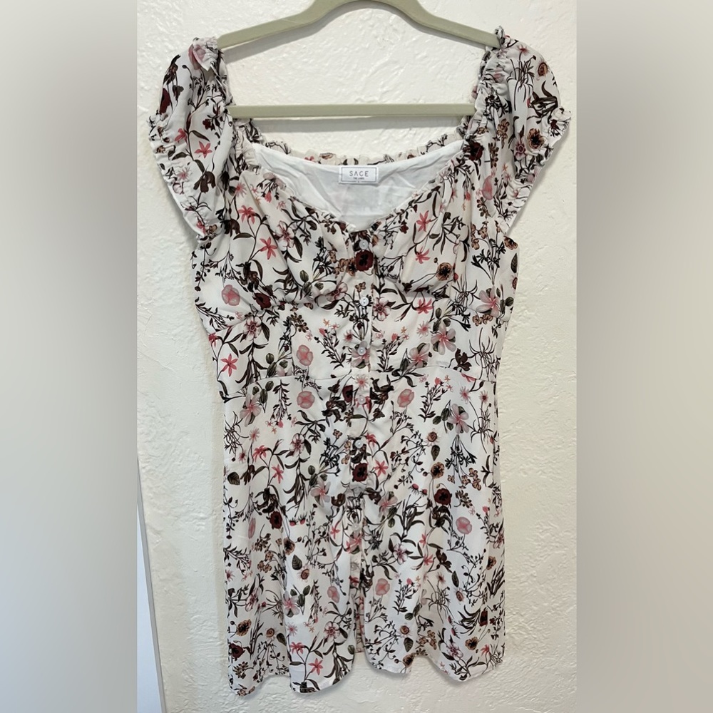 SAGE Dress, floral print